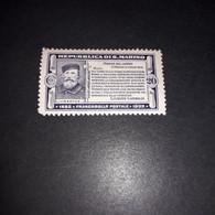 PL2013 REPUBBLICA DI SAN MARINO 1932 CINQUANTENARIO DELLA MORTE DI GARIBALDI 20 C. "X" - Unused Stamps