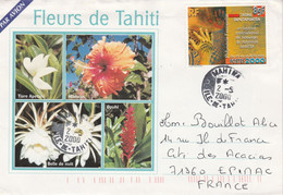 Polynésie Yvert 614 Tatouage Mahina 2/5/2000 Lettre Illustrée Recto Verso à Epinac Saône Et Loire - Covers & Documents