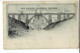 56032 - DIE KAISER WILHELM BRUCKE IM HOHENVERHALTNISS - Remscheid