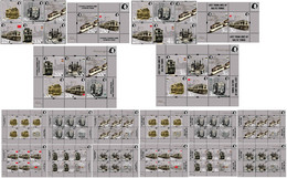 Russia And Finland. Peterspost. Lost Tram Lines Of Baltic Towns, Super Full Set Of 12 Stamps, 4 Block's And 12 Sheet - Sonstige & Ohne Zuordnung