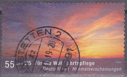 Deutschland 2009: Wohlfahrt: Himmelserscheinungen, Sonnenuntergang, Selbstklebend Mi 2717 Gebraucht - Gebraucht
