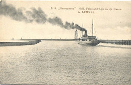 Lemmer, S.S. "Heerenveen" Holl. Friesland Lijn In De Haven Te Lemmer - Lemmer