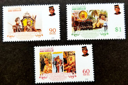 Brunei Darussalam Sultan Hassanal 30th Anniversary Coronation 1998 Royal (stamp) MNH - Brunei (1984-...)