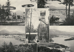 AK - Kärnten - FAAKERSEE - Jausenstation Taborhöhe - Aussichtsturm 1962 - Faakersee-Orte
