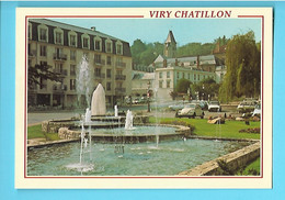 91-----VIRY-CHATILLON--place De L'hôtel De Ville--( Voitures COX + DS + Autres )--voir 2 Scans - Viry-Châtillon