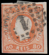 Portugal 1866. ~ YT 23 - 80 R. Louis 1er - ...-1853 Prephilately