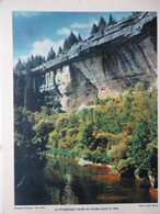 GRANDE PHOTO : LA VALLE DU DOUBS DANS LE JURA- 1954- - Franche-Comté