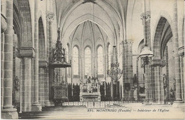 MONTAIGU - VENDEE - INTERIEUR DE L'EGLISE - - Montaigu