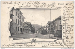 L1378 - Flawil Bahnhofstrasse + Cachet Linéaire HERISAU - Flawil