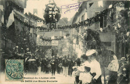 Dourdan * Festival Du 1er Juillet 1906 * Le Défilé De La Haute Foulerie * Carnaval Cavalcade * Fête Locale - Dourdan