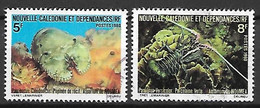 NOUVELLE  CALEDONIE   -  1980 .  Y&T N° 440 à 441 Oblitérés  .   Homard   / Langouste - Oblitérés