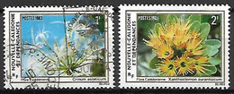 NOUVELLE  CALEDONIE   - 1983 . Y&T N° 469 à 470 Oblitérés.  Fleurs - Oblitérés