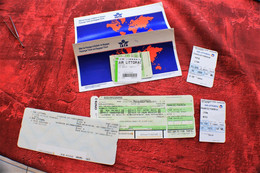 AIR LITTORAL-IATA-CHECK-IN-LYON SATO//NICE-Carte Embarquement-Billet Avion Transport Aviation Commerciale Ligne Aérienne - Boarding Passes