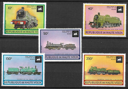 UPPER VOLTA 1973 TRAINS MNH - Trains