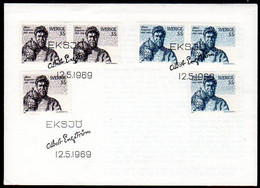 SWEDEN 1969  Engström Centenary FDC.  Michel 636-37 - FDC