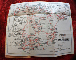 FERROCARRILES ESPAÑOLES/CARTE DEPLIANTE CHEMINS DE FER ESPAGNOL PT CENTRAL MADRID"carte Trouvée Dans Archives De 1948 ? - Europe