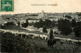 St Arnoult * Le Panorama De La Ville * Berger Troupeau Moutons - St. Arnoult En Yvelines