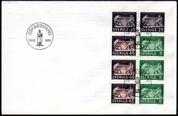 SWEDEN 1968 Axel Petersson Centenary FDC.  Michel 618-20 - FDC