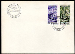 SWEDEN 1966 National Museum  FDC.  Michel 549-50 - FDC