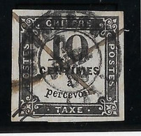 France Taxe N°1 - Oblitéré - TB - 1859-1959 Afgestempeld