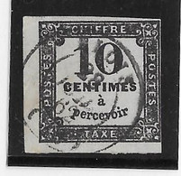 France Taxe N°2 - Oblitéré - TB - 1859-1959 Afgestempeld