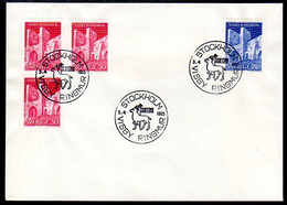 SWEDEN 1965 Historic Buildings FDC.  Michel 531-32 - FDC