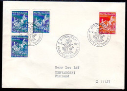 SWEDEN 1964 Karlfeldt Centenary FDC.  Michel 515-16 - FDC