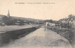 Aurillac        15       Les Ponts Sur La Jordanne. Promenade Du Gravier  .          (Voir Scan) - Aurillac