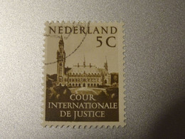 PAYS-BAS 1951-58 Service  Cour Internationale De Justice - Dienstzegels