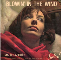 Marie Laforêt ‎– Blowin' In The Wind - , Disques Festival ‎– FX 1353  Vinyl, 7", 45 RPM, EP : France Sortie: 1963 - Country Et Folk