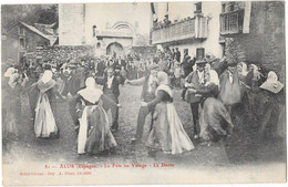 ALOS (Espagne) Fete Au Village Danse Gros Plan  Belle Animation - Andere & Zonder Classificatie