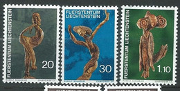 Liechtenstein   Série     Yvert N° 513   à  515  **,  3  Valeurs Neuves Sans Charnière  -  Ay 16804 - Service