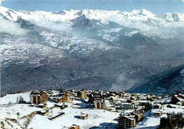 Station De Haute-Nendaz Avec La Plaine Du Rhone (13139) * 15. 4. 1975 - Nendaz