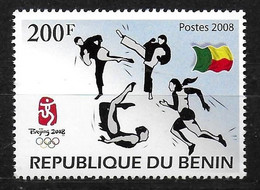 BENIN N° 992 * *  ( Cote 3e ) Jo 2008 Taekwondo Course Natation Plongeon - Unclassified