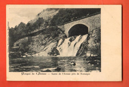 ZBA-19  Gorges De L'Areuse . Sortie De L'Areuse Près De Noiraigue.Circulé 1907 - Noiraigue 