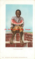 313555-Black Americana, Detroit Photographic No 522, PMC, Watermelon Jake - Negro Americana