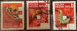 POLAND 2013 Fauna - Insects 3 Postally Used High Values MICHEL # 4642,4644,4645 - Usati