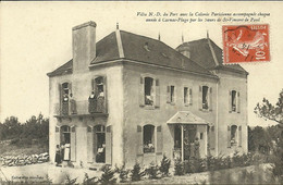 CARNAC  - Villa N;D; Du Port Avec La Colonie Parisienne Accompagnée,,,,,                        -- Col Réser, De L'agenc - Carnac