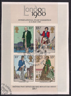 GB 1979 QE2 Rowland Hill Mini Sheet Used On Paper MS 1099 ( C1373 ) - Feuilles, Planches  Et Multiples