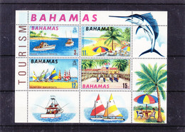 Bahamas - Yvert BF 1 ** - Tourisme - Bateaux - Voiliers - Drapeaux - Fanfare - Valeur 8 Euros - Bahamas (1973-...)
