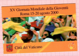 Città Del Vaticano 2000, Giornata Mondiale Della Gioventù (o) - Carnets