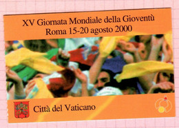 Città Del Vaticano 2000, Giornata Mondiale Della Gioventù (o) - Markenheftchen