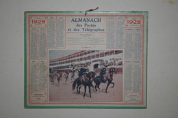 Almanach Des Postes  Et Des Télégraphes - 1928 : Quadrillades - Grand Format : 1921-40