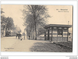 CPA 28 Bonneval La Gare Et Le Train Tramway Ligne De Lèves Chartres Bonneuil - Bonneval