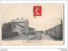 CPA 18 Sancoins La Gare Et Le Train Tramway Ligne De Chateaumeillant La Guerche - Sancoins