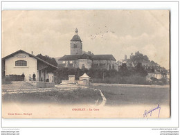 CPA 39 Orgelet La Gare - Bifurcation Arinthod - Orgelet