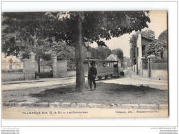 CPA 95 Villiers Le Bel Les Quinconces Et Le Train Tramway - Villiers Le Bel