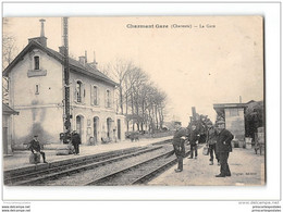 CPA 16 Charmant La Gare Et Le Train - Chateauneuf Sur Charente