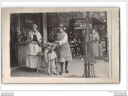 CPA Carte Photo à Situer Devanture D'epicerie - Sonstige & Ohne Zuordnung