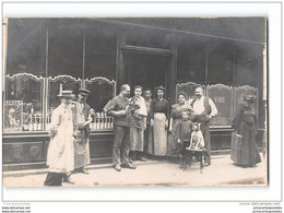 CPA Carte Photo à Situer Devanture De Café - Altri & Non Classificati